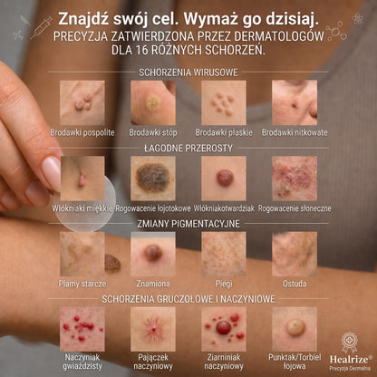 🦚🇵🇱 𝐇𝐞𝒂𝒍𝗿𝗶𝙯𝙚® 2-w-1 Plaster Mikronakłuwający i Hydrokoloidowy 🌿 | Usuwanie wypukłych znamion, trądziku, brodawek płaskich i włókniaków | | Pomaga poprawić wygląd zmarszczek, blizn i niedoskonałości skóry | | Niewidoczne plastry do twarzy i ciała |